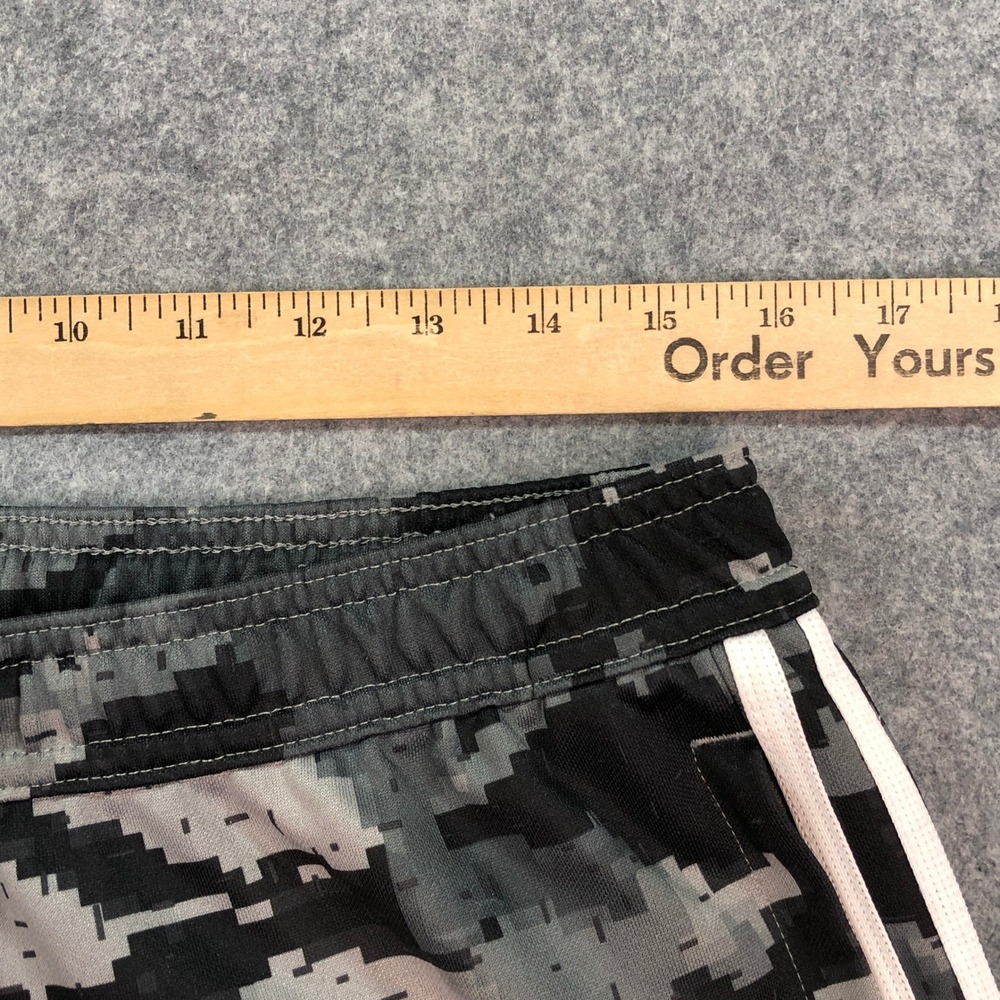 Adidas ClimaCool Mens Pants L Gray Camouflage Digital Athletic Zip Ankles Track - Picture 9 of 14